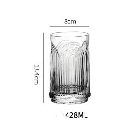 Small American U-shaped Coffee Juice Glass